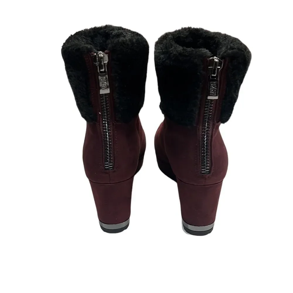 DKNY Women's Nadra Wedge Booties Size 7.5